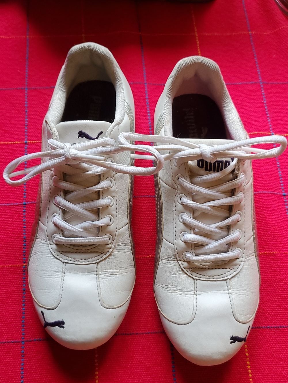 Puma Speedcat White Women's Low-Top Sneakers with Black Logo Motosport Retro Y2k